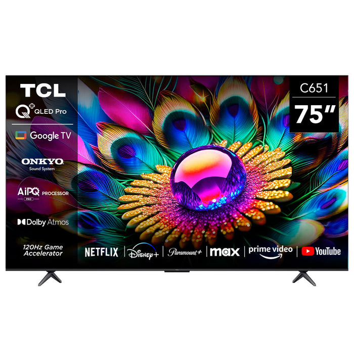 TCL 75" QLED 4K 75C651 Smart TV
