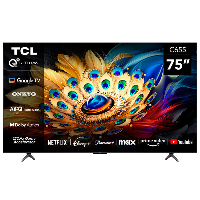 TCL 75" QLED 4K 75C655 Smart TV