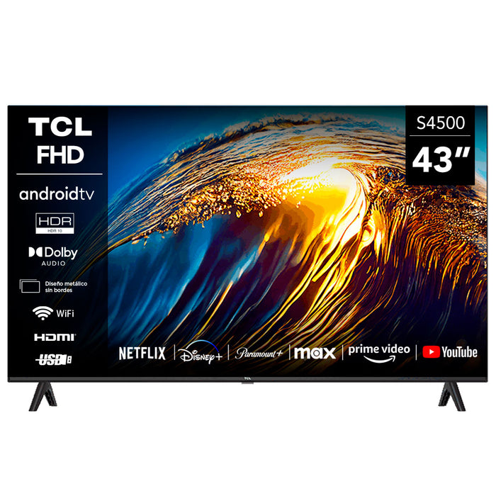 Smart TV 43" TCL Full HD 43S4500 Android TV
