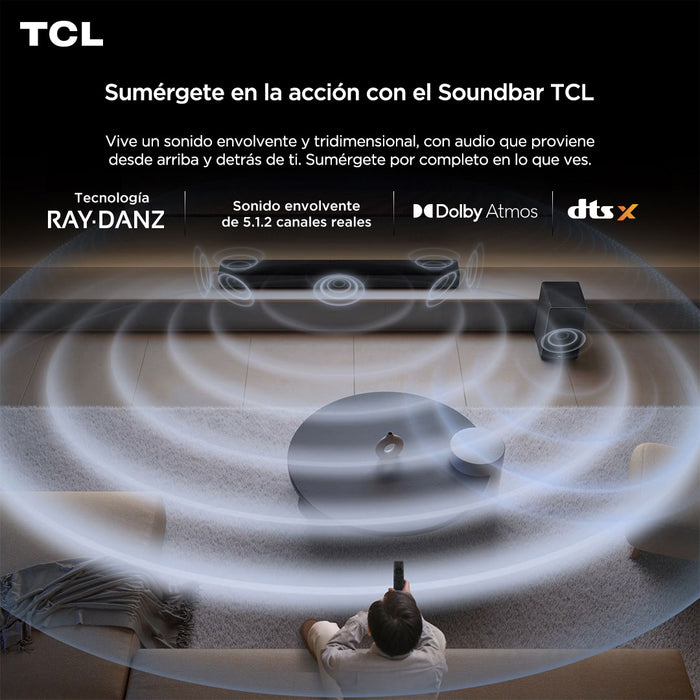 Soundbar Home Theater TCL Q75H 5.1.2 Ch 620W