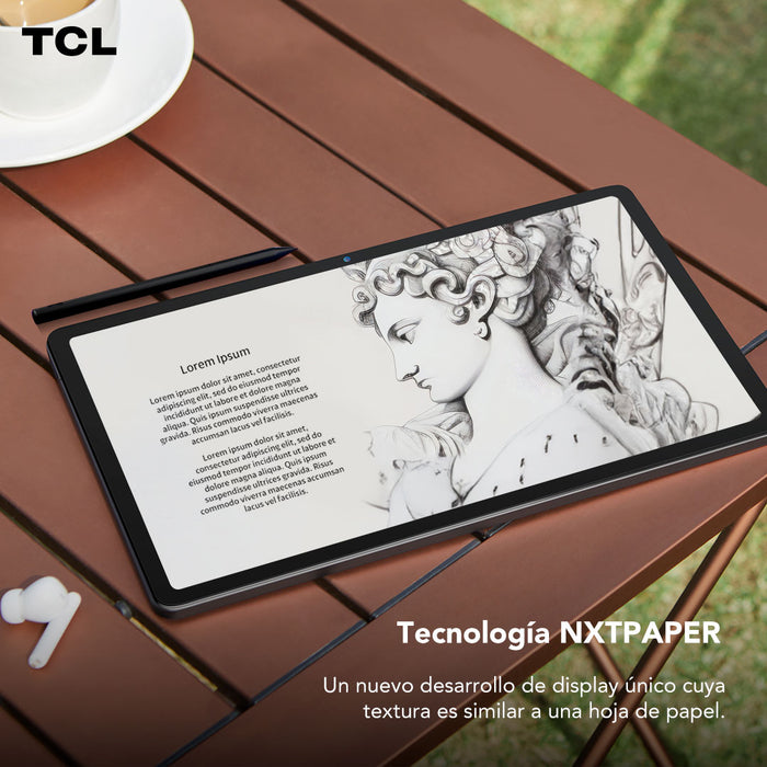Tablet TCL NXTPAPER 11 128GB + 4GB Lápiz + Flip Case