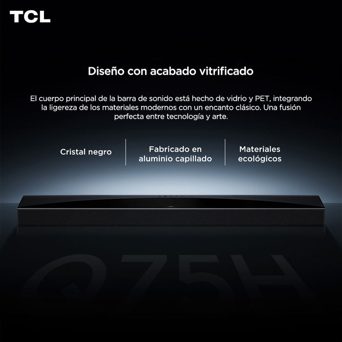 Soundbar Home Theater TCL Q75H 5.1.2 Ch 620W