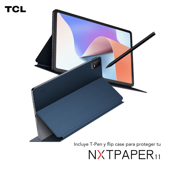 Tablet TCL NXTPAPER 11 128GB + 4GB Lápiz + Flip Case