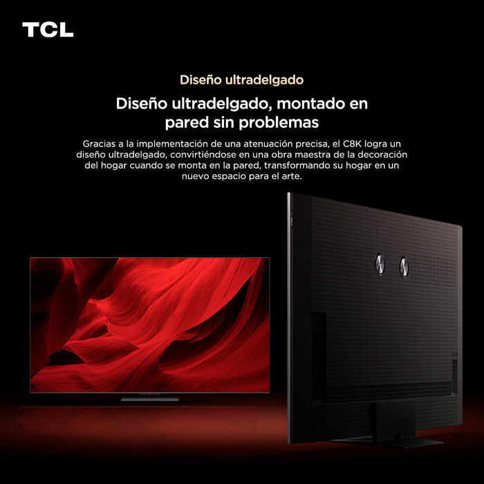 Smart TV 65" TCL 4K QLED Mini LED 65C8K