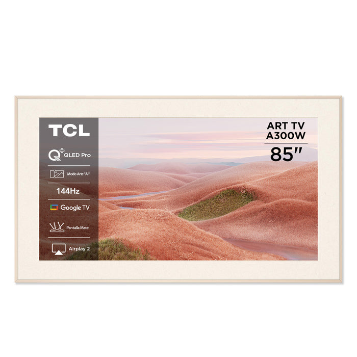Smart TV TCL 85" QLED ART TV 85A300W