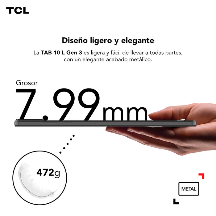 Tablet TCL TAB 10L Gen3 64GB + 4GB RAM