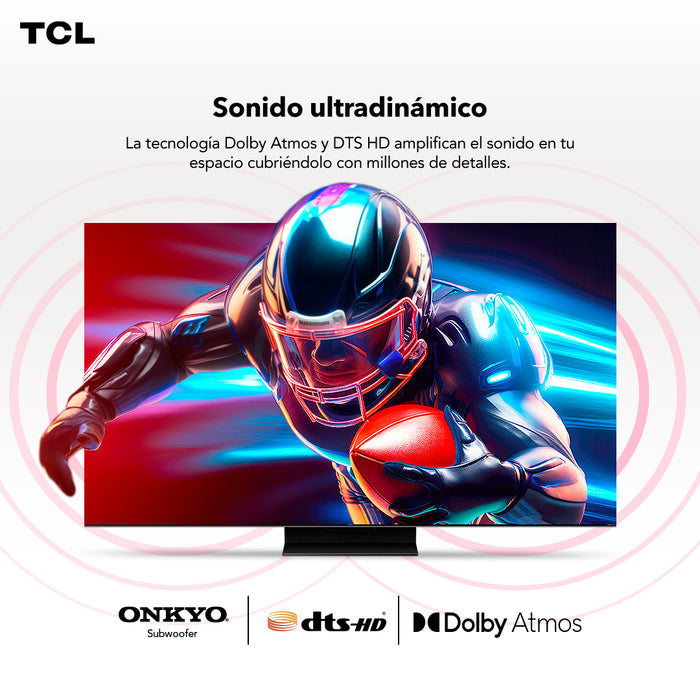 TCL 65" QLED Mini LED 4K 65C755 Smart TV