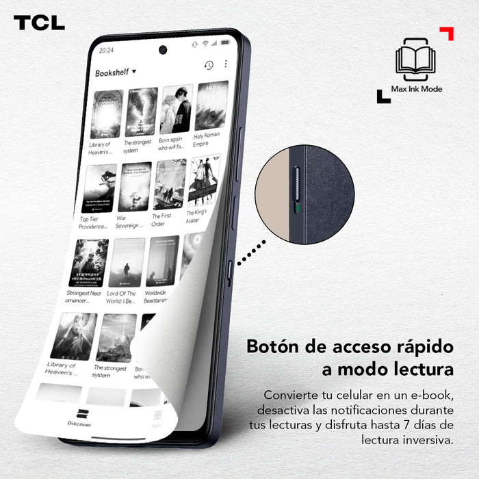 Smartphone TCL 50 PRO NXTPAPER 5G 512GB + Lápiz