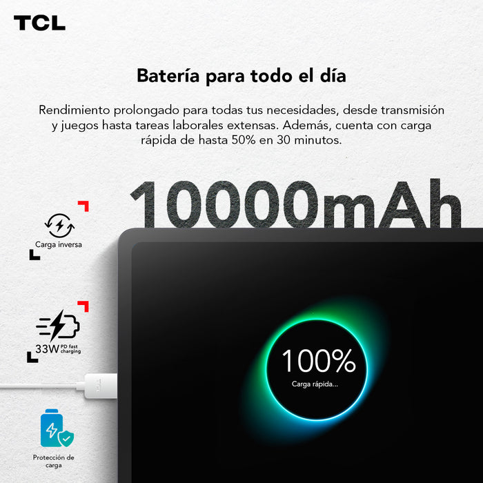 Tablet TCL NXTPAPER 14 256GB + 8GB Lápiz + Flip Case