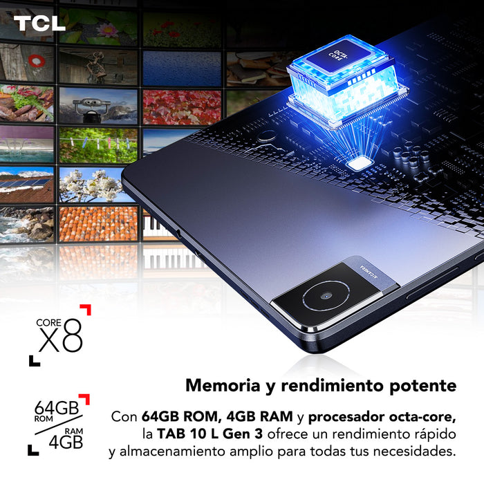 Tablet TCL TAB 10L Gen3 64GB + 4GB RAM