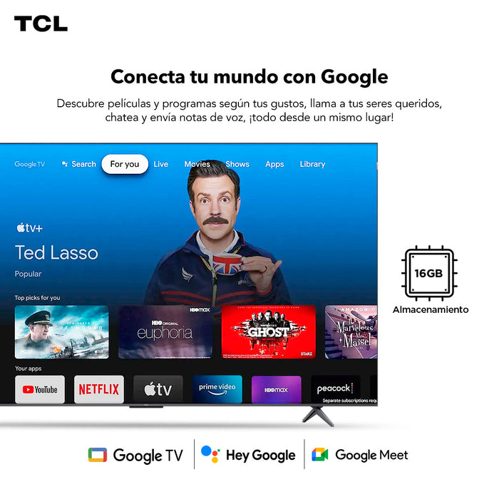 TCL 50" QLED 4K 50C651 Smart TV