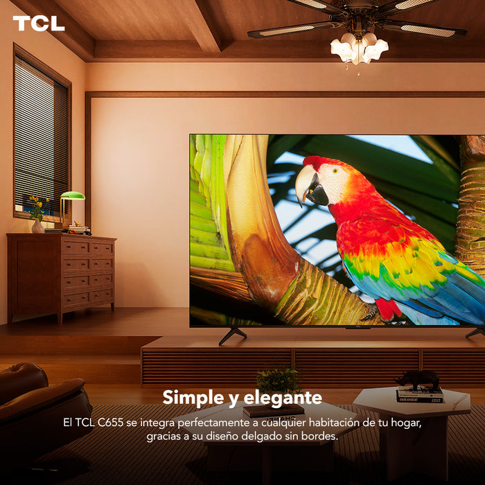 TCL 65" QLED 4K 65C655 Smart TV