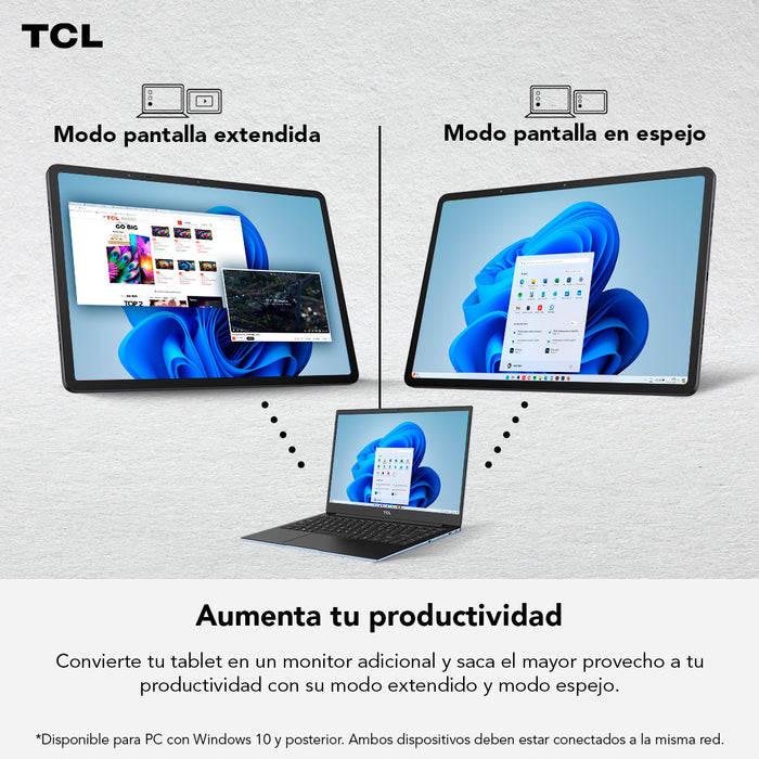 Tablet TCL NXTPAPER 14 256GB + 8GB Lápiz + Flip Case
