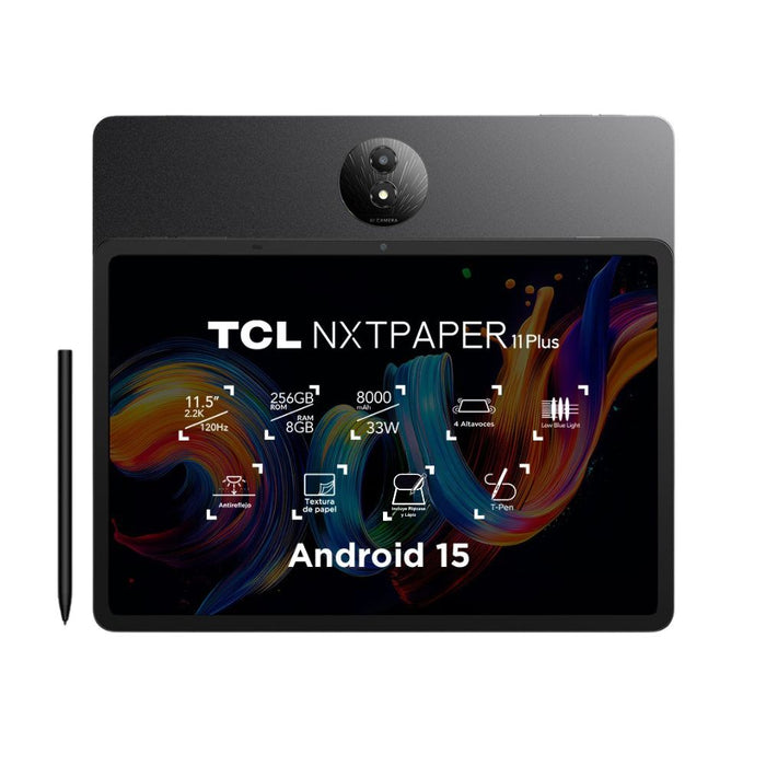 Tablet TCL NXTPAPER 11 Plus 256GB + 8GB Lápiz + Flip Case