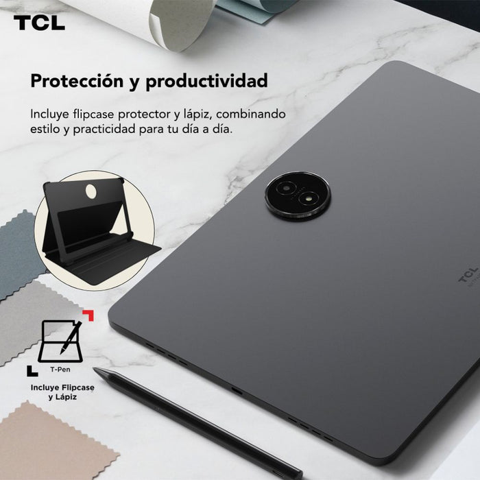 Tablet TCL NXTPAPER 14 256GB + 8GB Lápiz + Flip Case