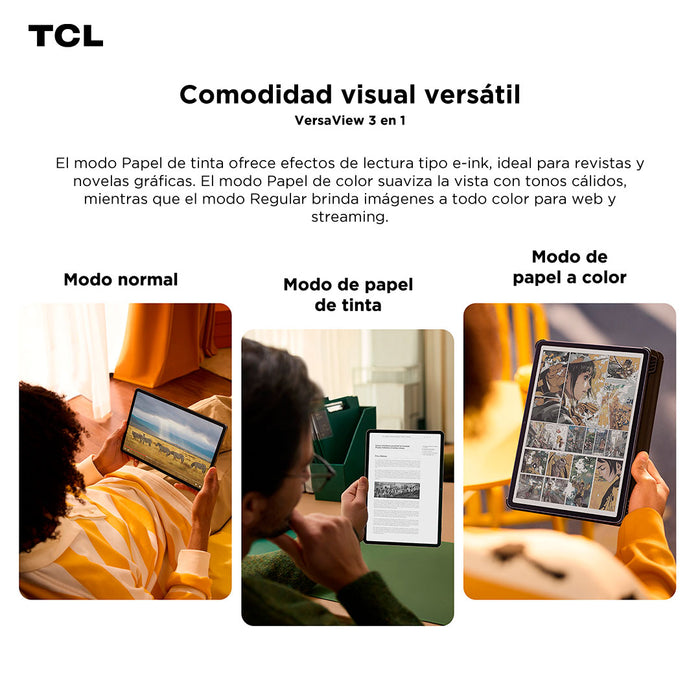 Tablet TCL NXTPAPER 11 Plus 256GB + 8GB Lápiz + Flip Case