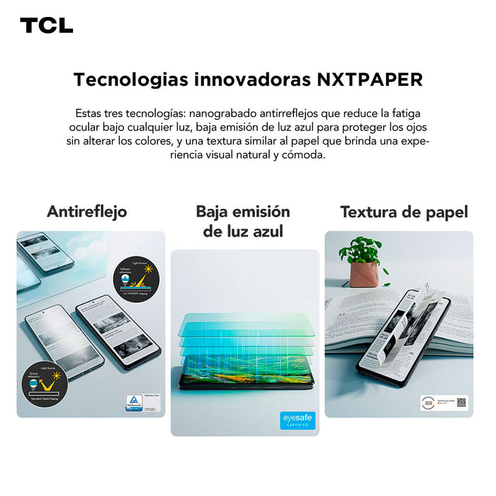 Smartphone TCL 60 NXTPAPER 512GB + Lápiz + Flip Case