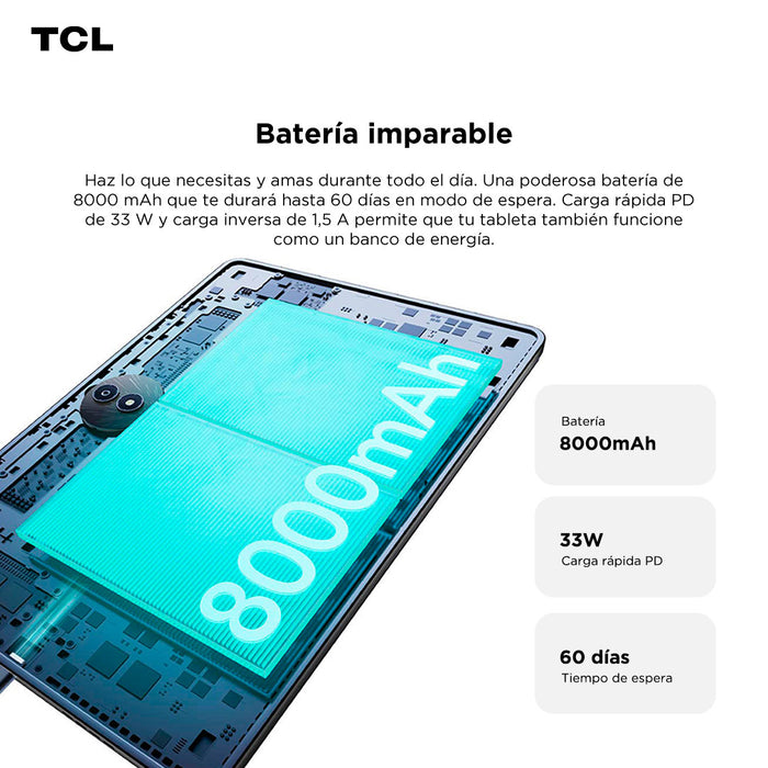 Tablet TCL NXTPAPER 11 Plus 256GB + 8GB Lápiz + Flip Case