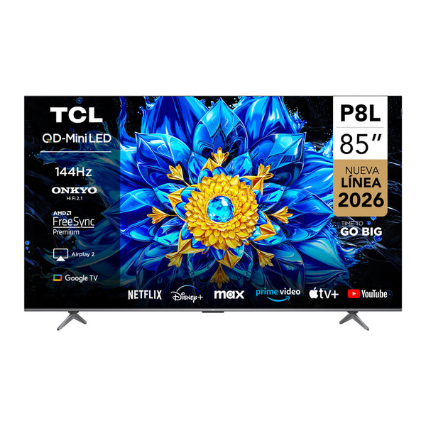 Smart TV 85" TCL QD-Mini LED 4K 85P8L