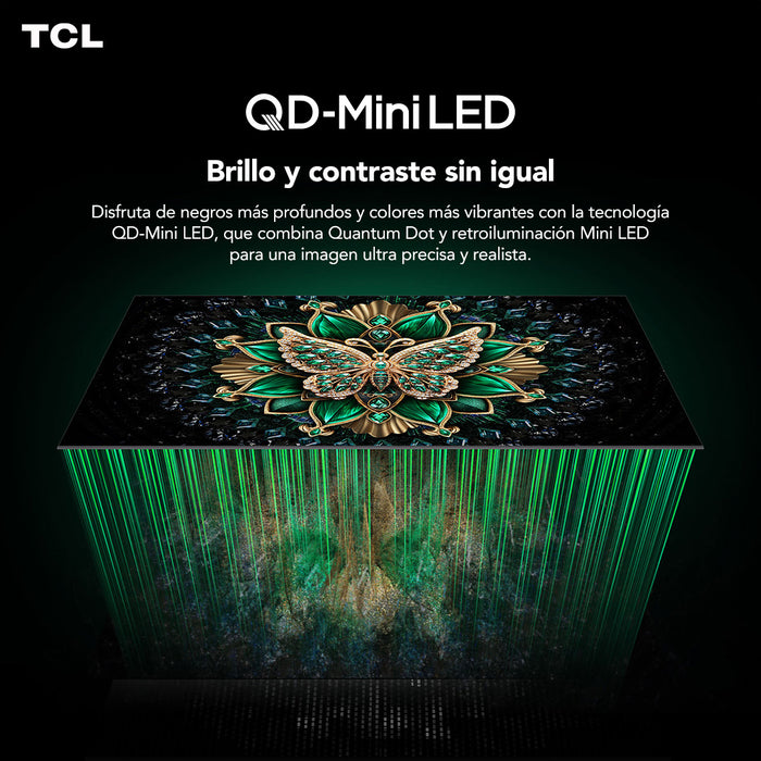 Smart TV 85" TCL 4K QLED Mini LED 85C6K