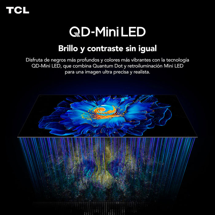 Smart TV 50" TCL 4K QLED Mini LED 50C6KS