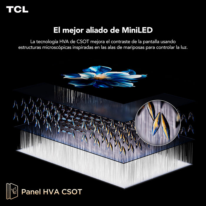 Smart TV 50" TCL 4K QLED Mini LED 50C6KS