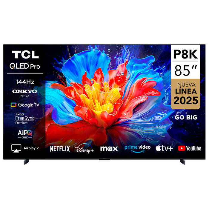 Smart TV 85" TCL 4K UHD QLED 85P8K