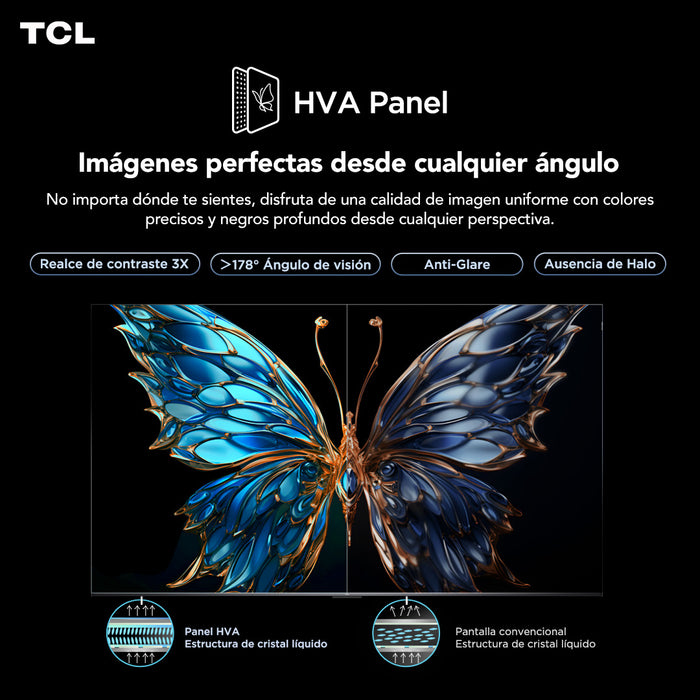 Smart TV 55" TCL 4K UHD QLED 55T6C