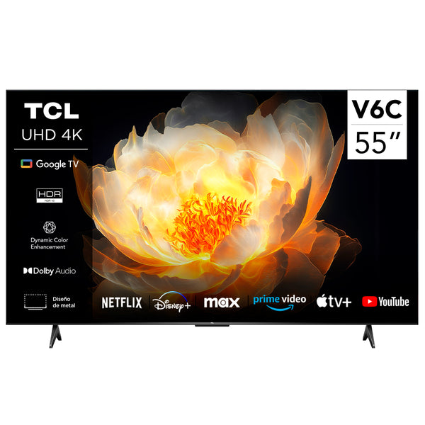 Smart TV 55" TCL 4K UHD 55V6C