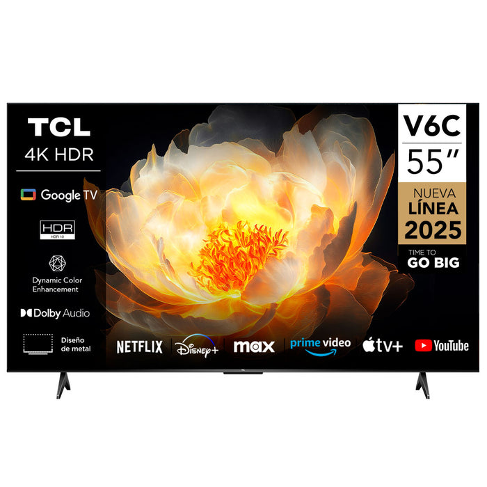 Smart TV 55" TCL 4K UHD 55V6C