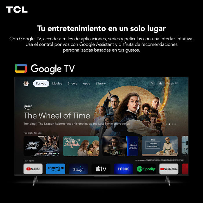 Smart TV 65" TCL 4K UHD 65V6C