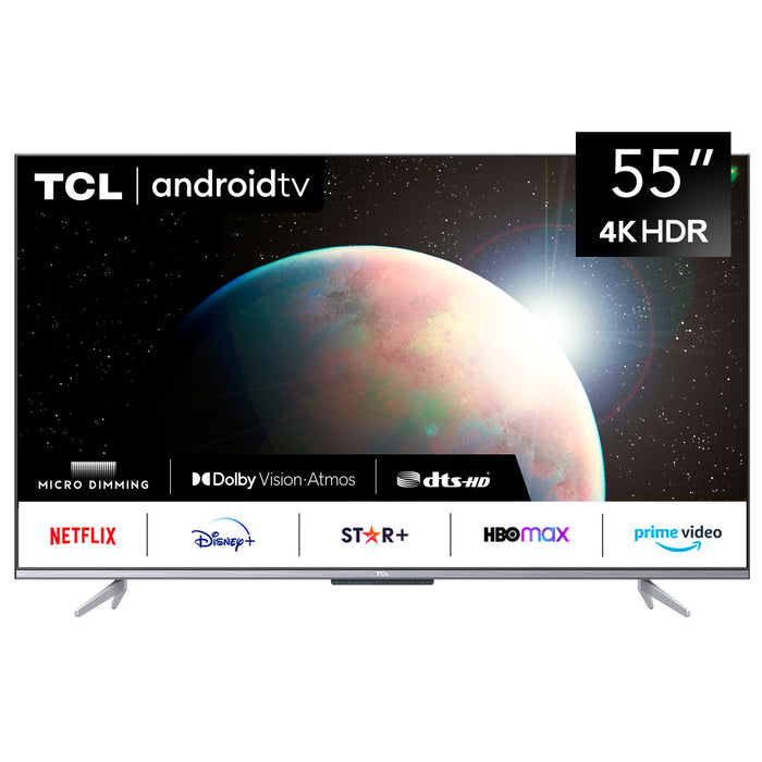 LED 55" TCL 55P725 4K HDR Smart TV Android