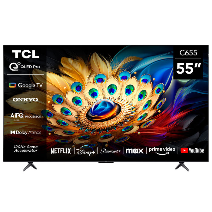 TCL 55" QLED 4K 55C655 Smart TV