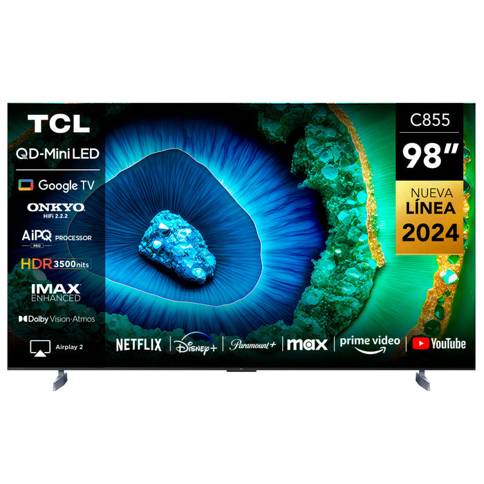 TCL 98" QLED Mini LED 4K 98C855 Smart TV