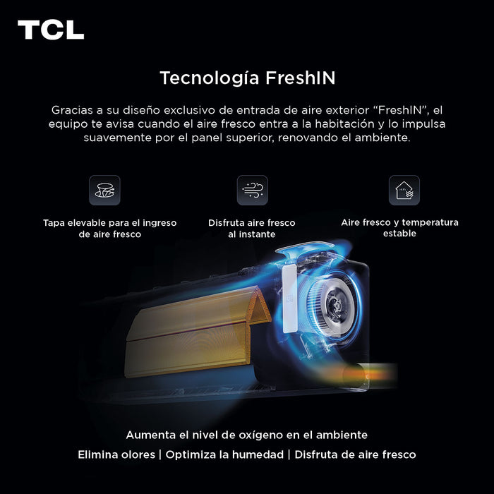 Aire Acondicionado Inverter TCL FreshIN 3.0 12000 BTU WIFI