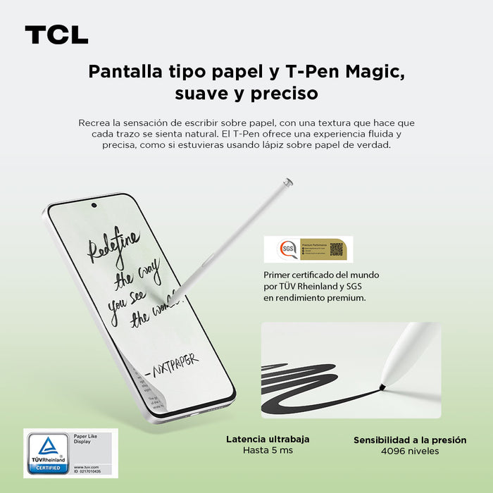 Smartphone TCL 60 NXTPAPER ULTRA 512GB + Lápiz + Flip Case