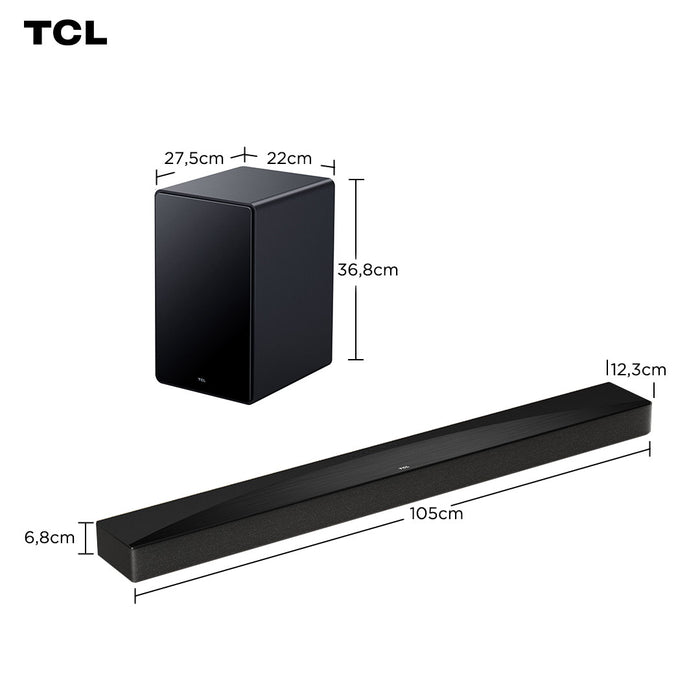 Soundbar Premium TCL Q65H 5.1 Ch 150W + Subwoofer