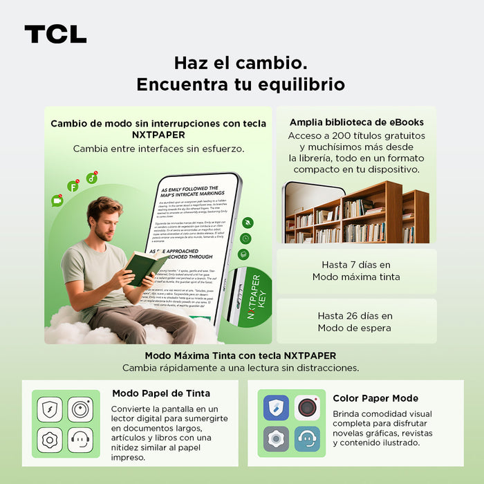 Smartphone TCL 60 NXTPAPER ULTRA 512GB + Lápiz + Flip Case