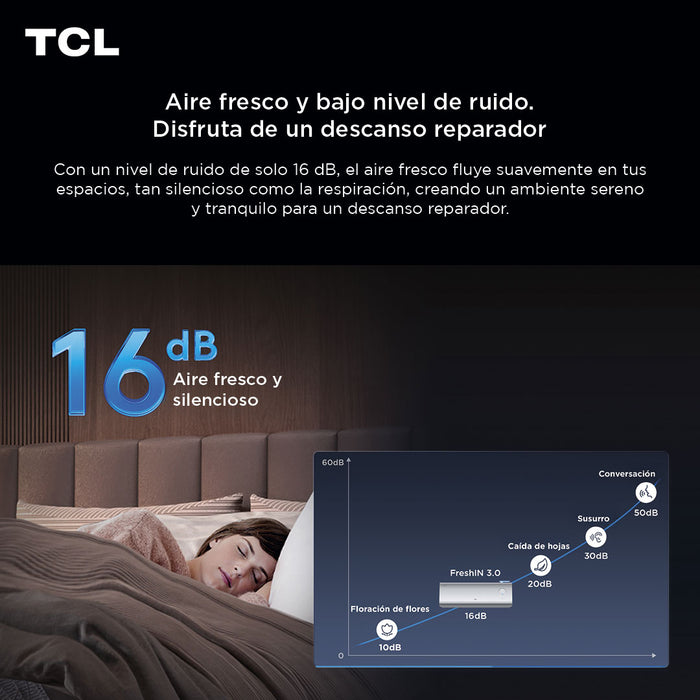 Aire Acondicionado Inverter TCL FreshIN 3.0 12000 BTU WIFI