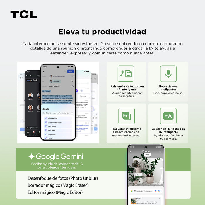 Smartphone TCL 60 NXTPAPER ULTRA 512GB + Lápiz + Flip Case