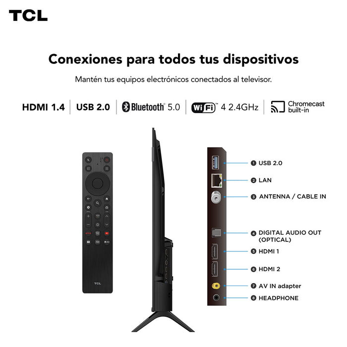 Smart TV 50" TCL FULL HD QLED 50S5K