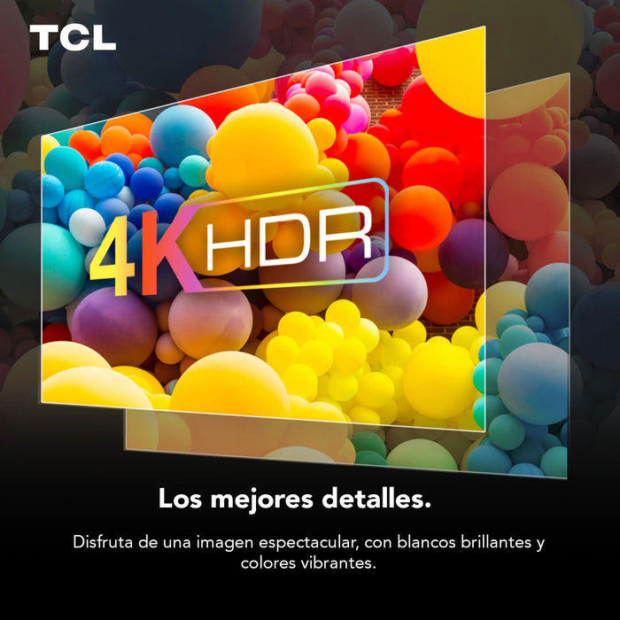 LED 50" TCL 50P635 4K HDR Smart TV Google TV