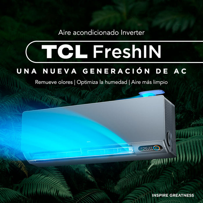 Aire Acondicionado Inverter TCL FreshIN 12000 BTU WIFI