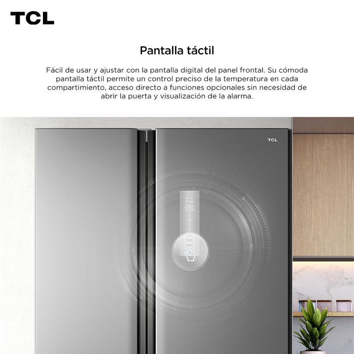 Refrigerador Side by Side TCL 631L P650SB