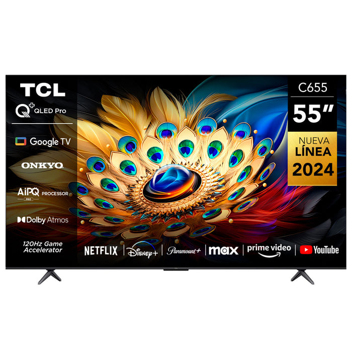 TCL 55" QLED 4K 55C655 Smart TV