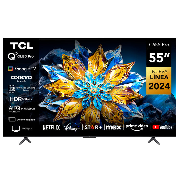 TCL 55" QLED PRO 55C655 Smart TV