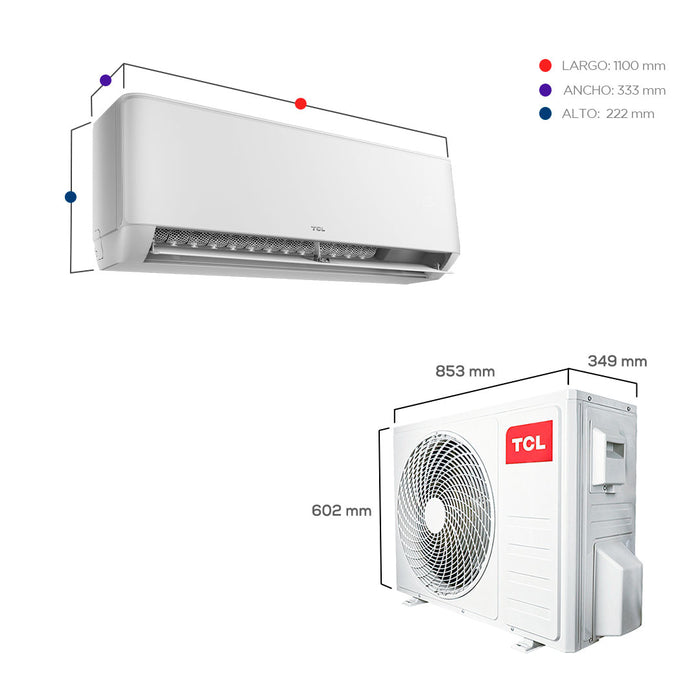 Aire acondicionado Inverter Smart TCL 24000 BTU WIFI