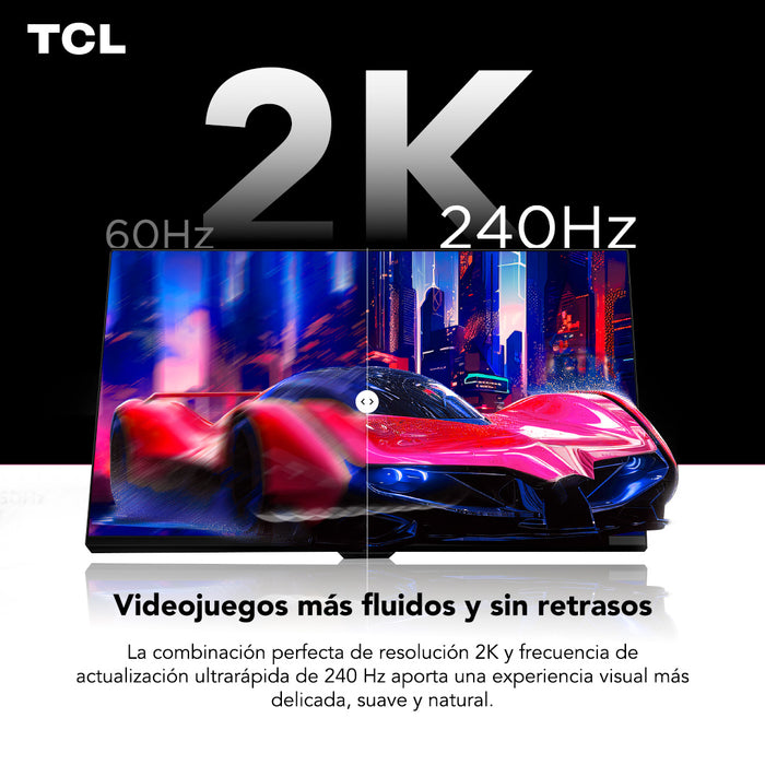 Monitor Gamer TCL 27" R73Q 240Hz HDR QD-MiniLED 1ms