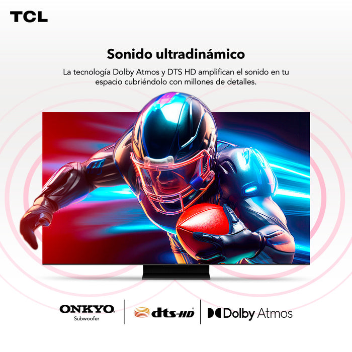 TCL 55" QLED Mini LED 4K 55C755 Smart TV