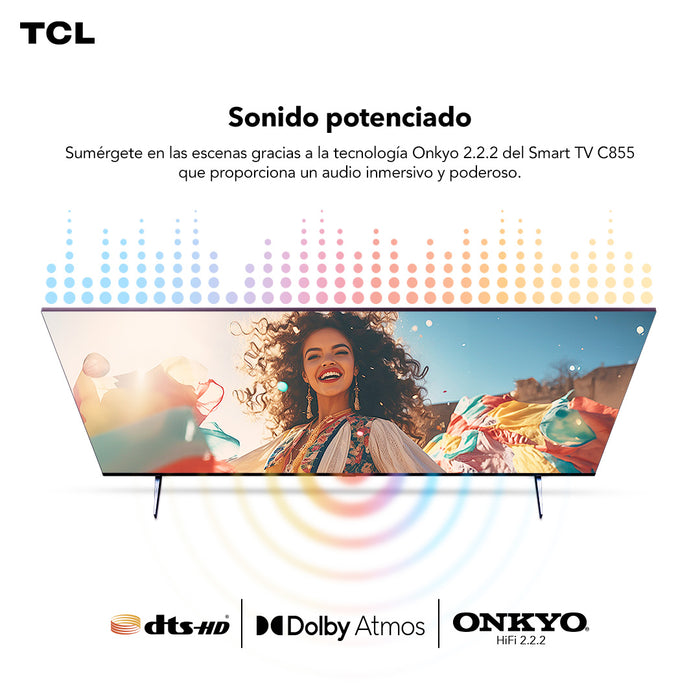 TCL 98" QLED Mini LED 4K 98C855 Smart TV